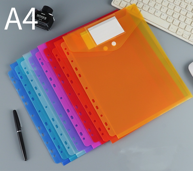 A4 A5 B6 Plastic file folder,document folder ,file bag,zipper file bag ...