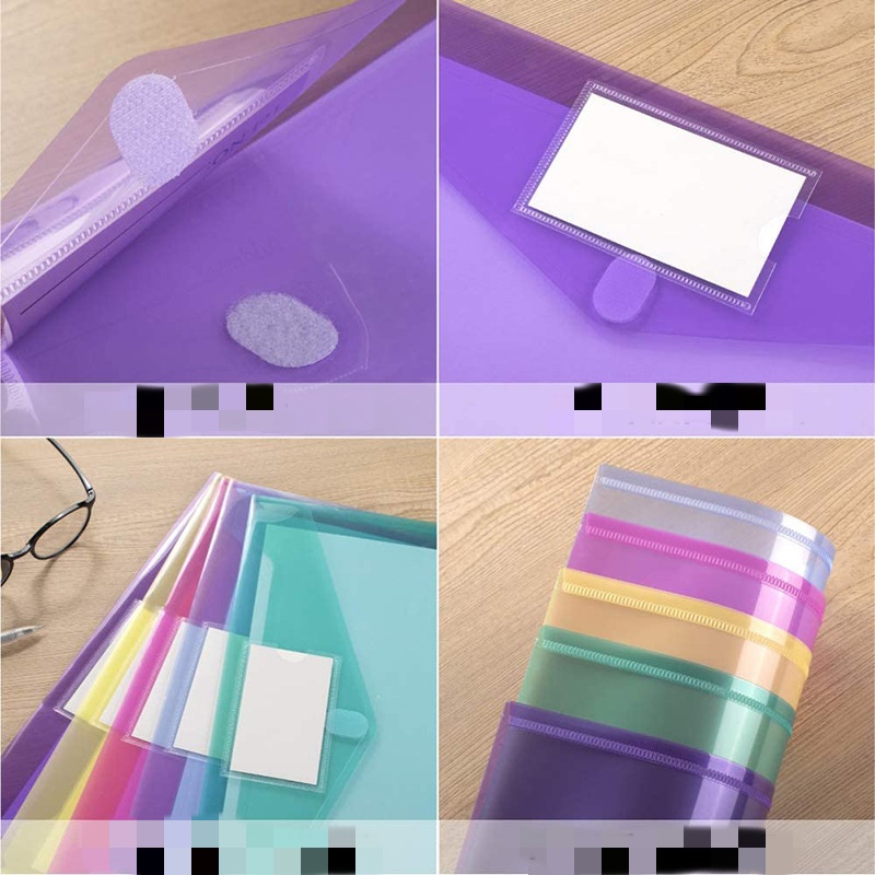 A4 A5 B6 Plastic file folder,document folder ,file bag,zipper file bag ...
